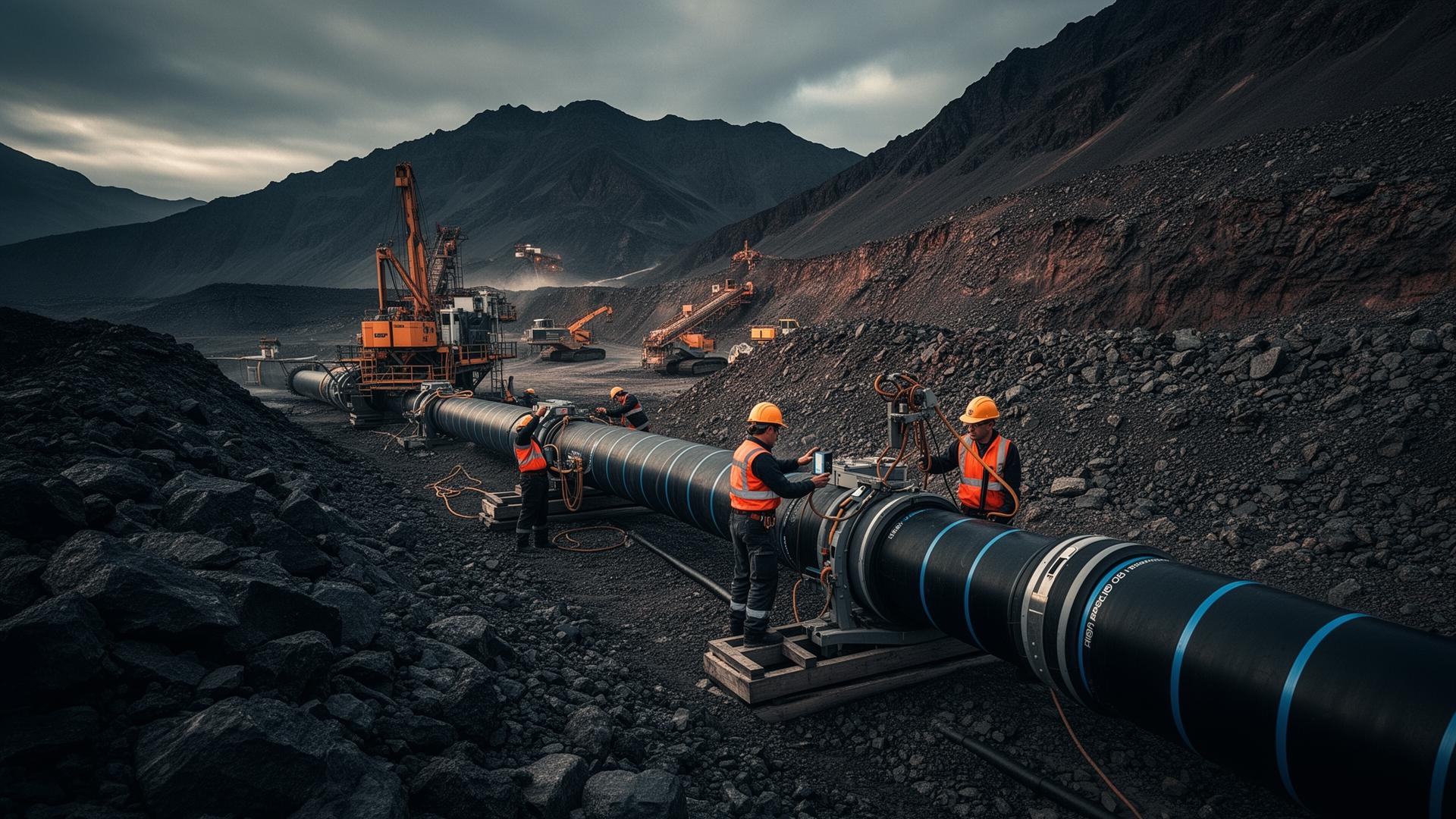 Montaje Pexgol en minería